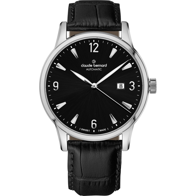 Claude Bernard Classic Automatic Schwarz - 80091 3 NIN