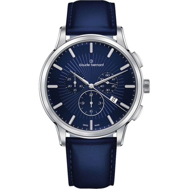 Claude Bernard Classic Chronograph Blue - 10237 3 BUIN