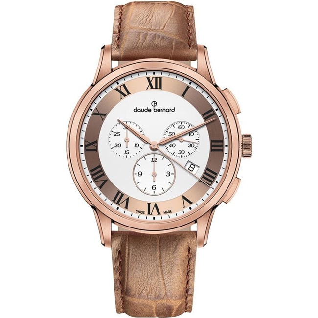 Claude Bernard Classic Chronograph Rose - 10237 37R ARR