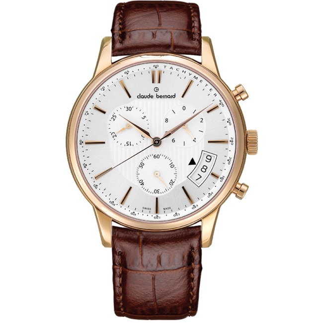 Claude Bernard Classic Chronograph Rosé / Braun - 01002 37R AIR