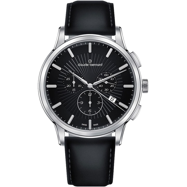 Claude Bernard Classic Chronograph Black - 10237 3 NIN
