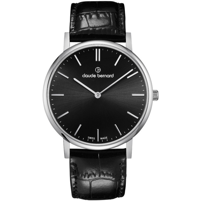 Claude Bernard Classic Slim Line Black - 20214 3 NIN