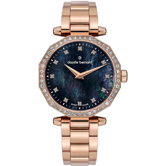 Claude Bernard Dress Code Rosé / Perlmutt schwarz - 20232 37RM NANPR