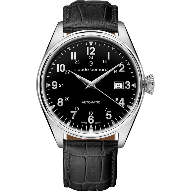 Claude Bernard Proud Heritage Automatic Date Black - 80132 3C NIN