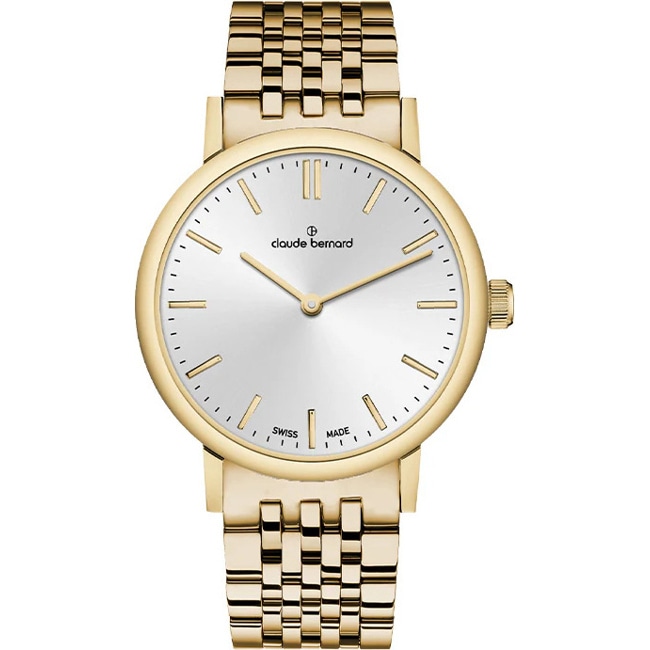 Claude Bernard Slim Line 32 Goldig / Silbrig - 20233 37JM AID