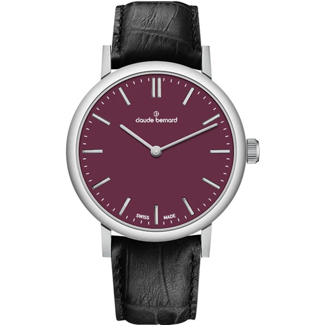 Claude Bernard Slim Line 32 Purple / Black Claude Bernard Slim Line 32 Purple / Black - 20231 3 BOIN