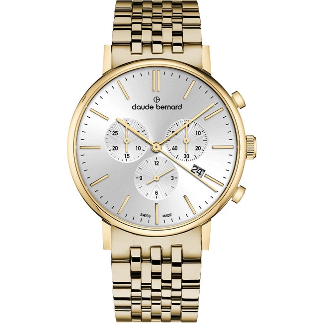 Claude Bernard Slim Line Chronographe Doré - 10261 37JM AID