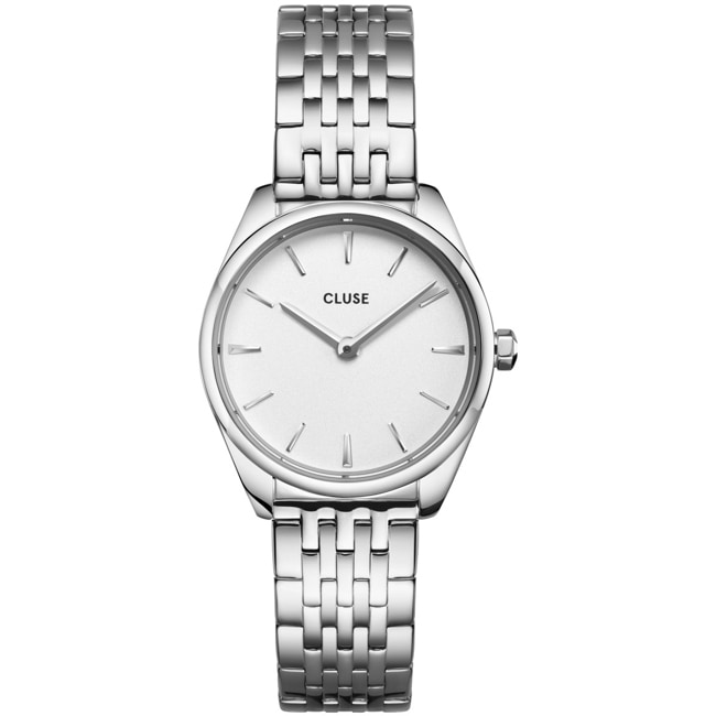 Cluse Féroce Mini Silver / White - CW11706