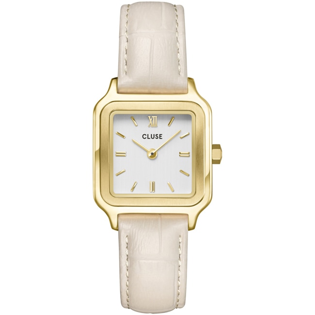 Cluse Gracieuse Petite Leather Marshmallow Croco - CW11804