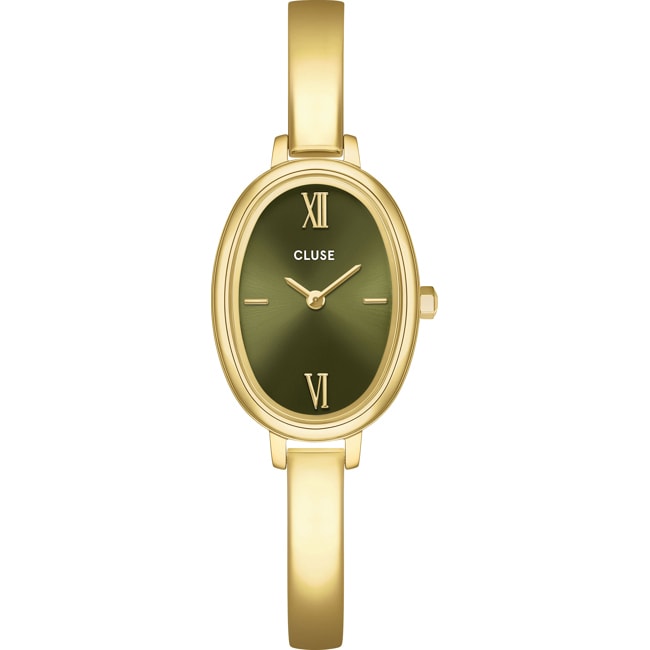 Cluse L'Ovale Steel Olive / Doré - CW16103