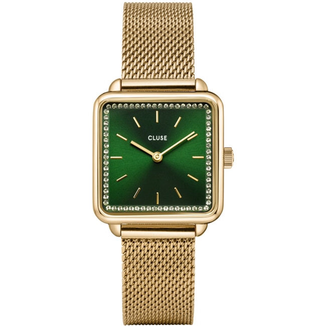 Cluse La Tétragone Mesh Gold / Green - CW10309