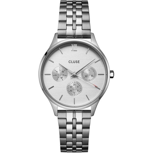 Cluse Minuit Multifunction Silver - CW10703