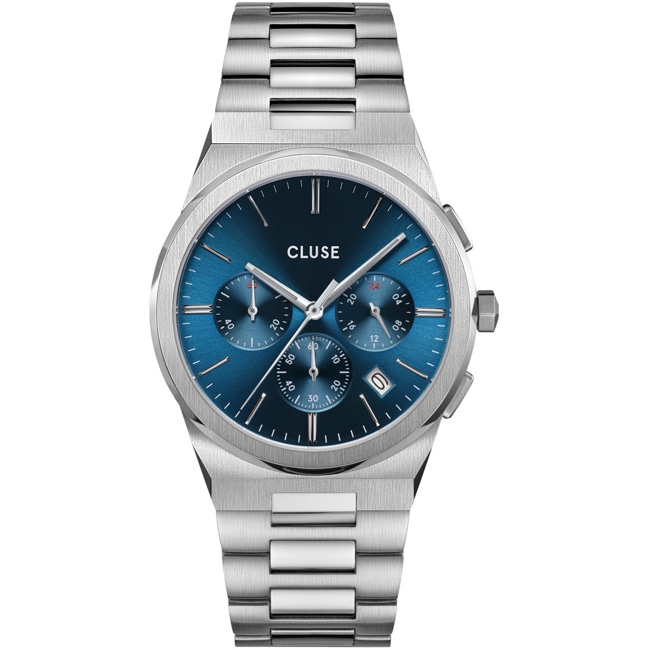 Cluse Vigoureux Chrono Steel Blue - CW20801
