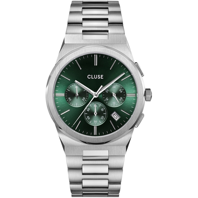Cluse Vigoureux Chrono Steel Green - CW20803