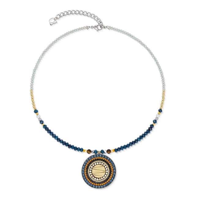 Coeur de Lion Amulett Modern Future Motion Halskette Bicolor - 2036/10-1559