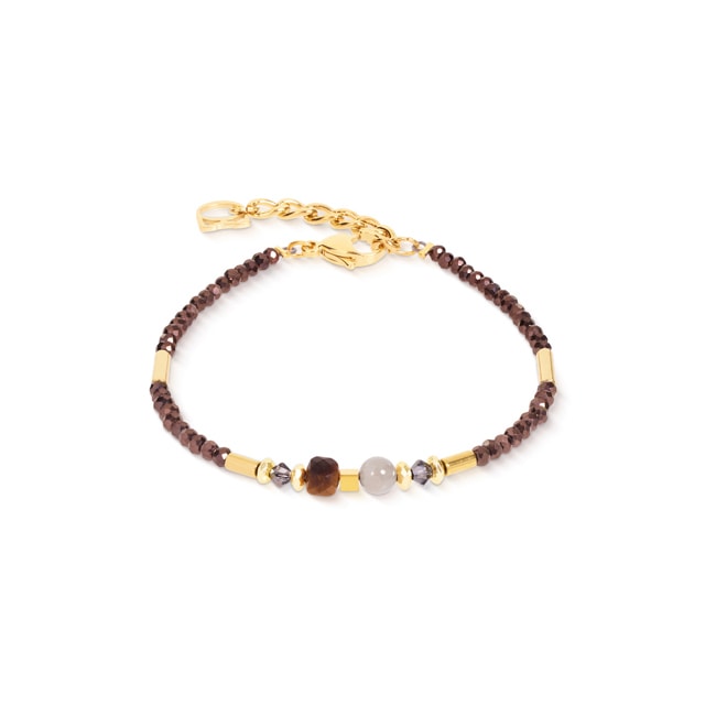 Coeur de Lion Bracelet Cube Balance Golden Hazel - 3048/30-1116
