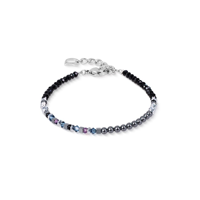 Coeur de Lion Armband Fusion Offset Graphic Grau-Schwarz - 4259/30-1213