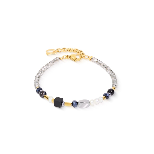 Coeur de Lion Armband Mosaic Night Gold - 1140/30-1312