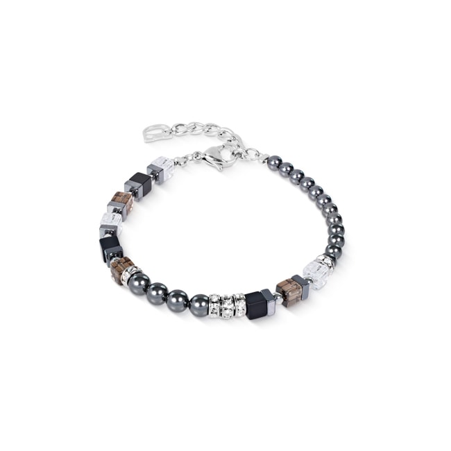 Coeur de Lion Bracelet Precious Fusion Offset Gris-Argent - 4354/30-1217