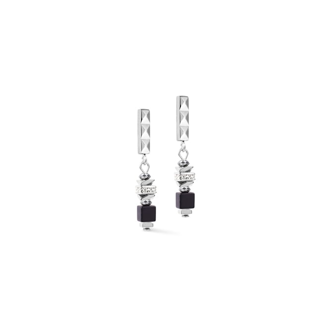 Coeur de Lion Beads & Pearls Spike Ohrhänger Anthracite - 2106/21-1217