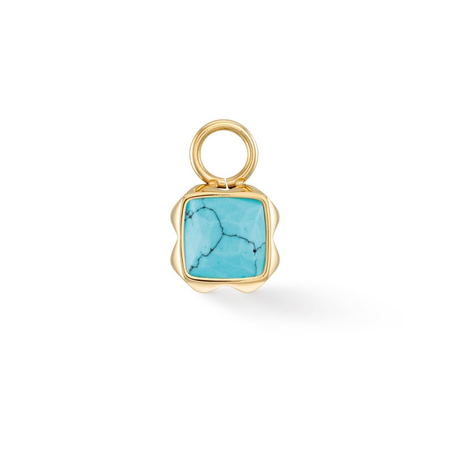 Coeur de Lion Birthstone Décembre Charm Turquoise Or - 1301/44-0600
