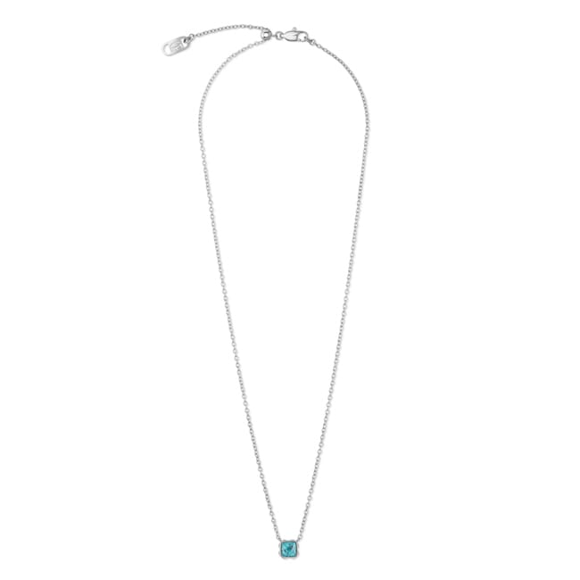 Coeur de Lion Birthstone Décembre Collier Turquoise Argent - 1300/10-0600