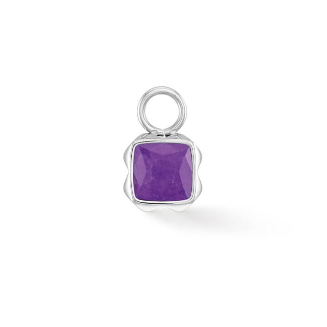 Coeur de Lion Birthstone Février Charm Sugilith Argent - 1300/44-0800