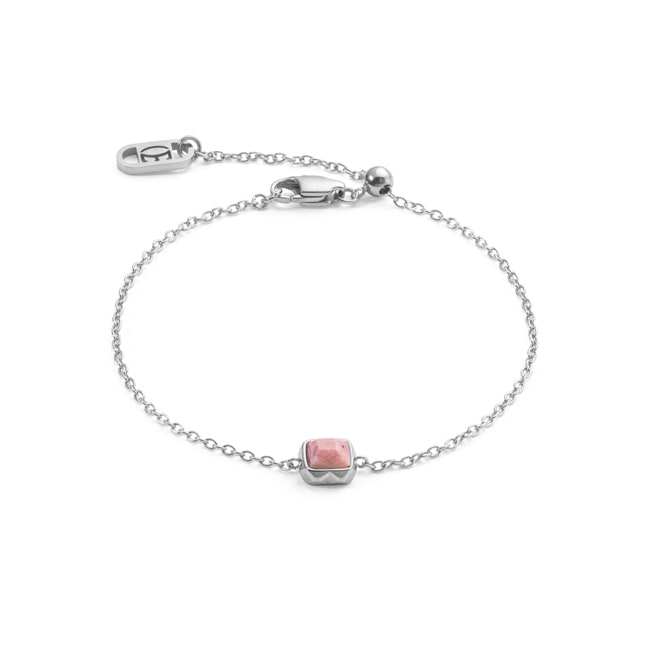 Coeur de Lion Birthstone Juillet Bracelet Rhodochrosite Argent - 1300/30-1900