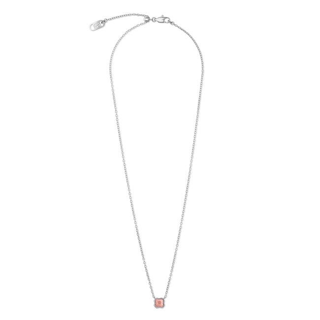Coeur de Lion Birthstone Juillet Collier Rhodochrosite Argent - 1300/10-1900