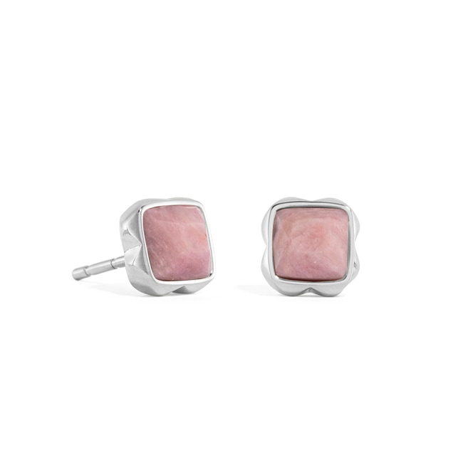 Coeur de Lion Birthstone Juli Ohrringe Rhodochrosit Silber - 1300/21-1900