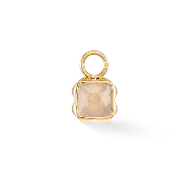 Coeur de Lion Birthstone Juin Charm Crème Jade Or - 1301/44-1424