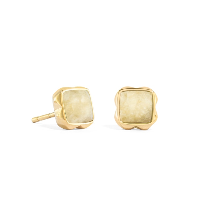 Coeur de Lion Birthstone November Ohrringe Citrin Gold - 1301/21-0120