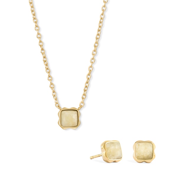 Coeur de Lion Birthstone Novembre Parure Citrine Or - 1301/54-0120