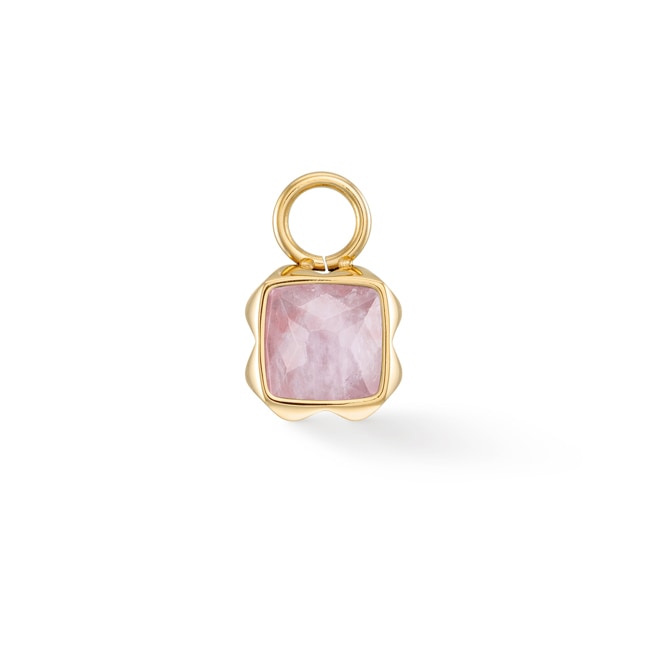 Coeur de Lion Birthstone Octobre Charm Quartz Rose Or - 1301/44-1920