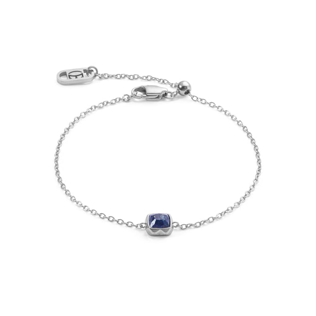 Coeur de Lion Birthstone Septembre Bracelet Lapis-Lazuli Argent - 1300/30-0721
