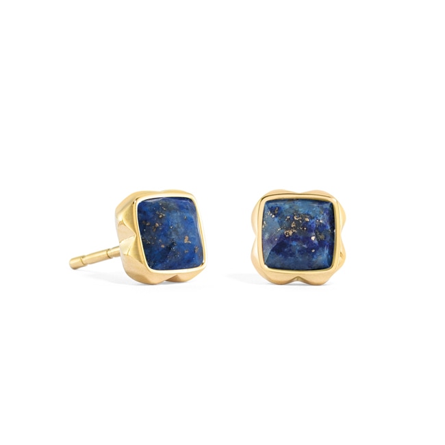 Coeur de Lion Birthstone Septembre Boucles d'Oreille Lapis-Lazuli Or - 1301/21-0721