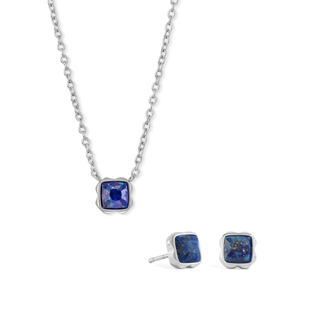 Coeur de Lion Birthstone Septembre Parure Lapis-Lazuli Argent - 1300/54-0721