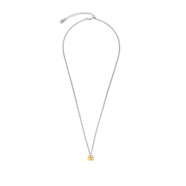 Coeur de Lion Chain Spikes Cube Solo Halskette Gold-Silber - 2042/10-1716