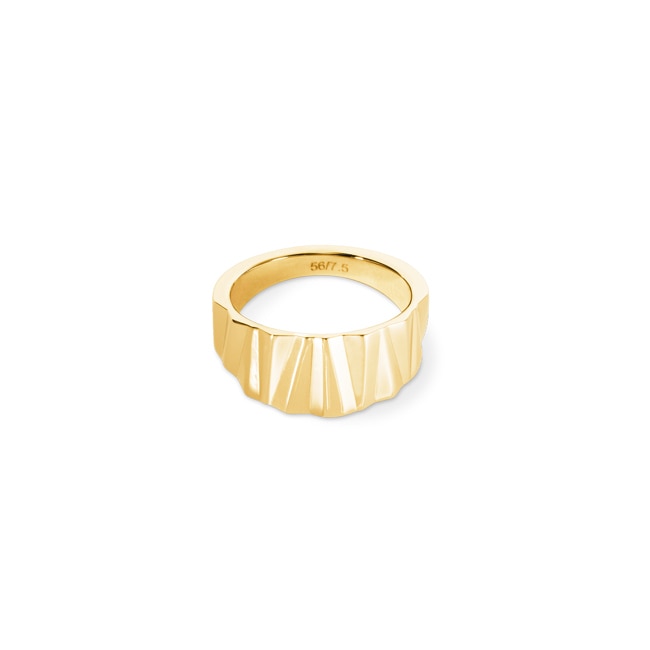 Coeur de Lion Classic Wave Ring Gold - 0141/40-1600