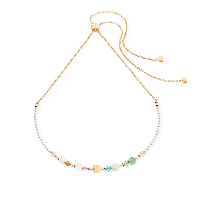 Coeur de Lion Collier Cube Princess Fusion Blossom Or - 3031/10-1537