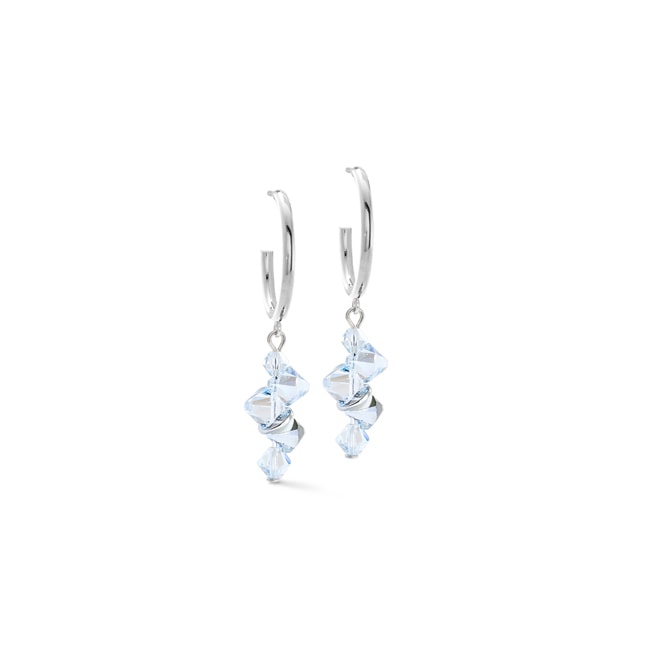 Coeur de Lion Dancing Crystals Earrings Silver-Crystal - 4639/21-1817