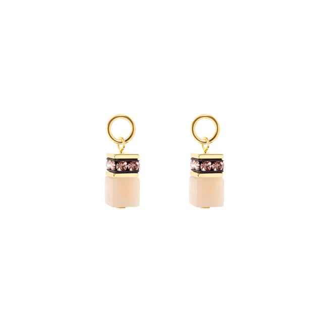 Coeur de Lion EAR ME UP Charm GeoCUBE® Or-Abricot - 0057/44-0236