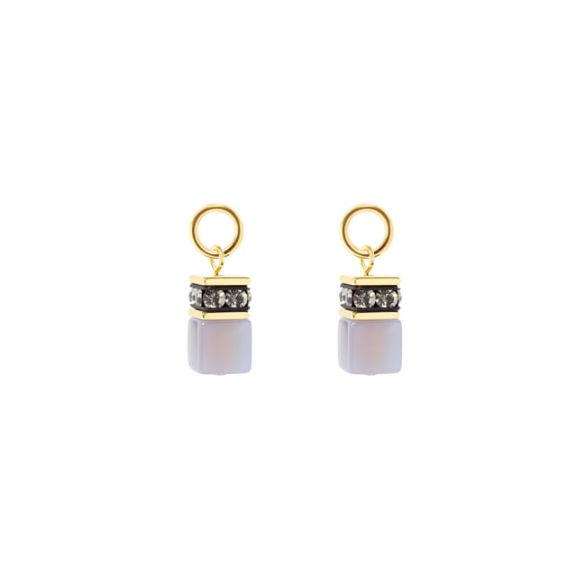 Coeur de Lion EAR ME UP Charm GeoCUBE® Or-Gris - 0057/44-1216
