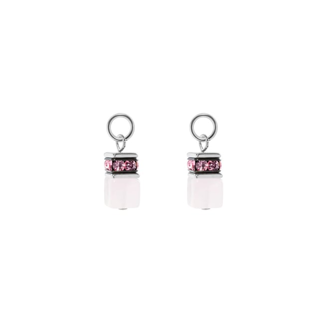 Coeur de Lion EAR ME UP Charm GeoCUBE® Argent-Rose - 0057/44-1917