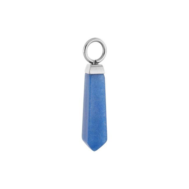 Coeur de Lion EAR ME UP Charm Obelisk Silber-Blau - 0051/44-0717