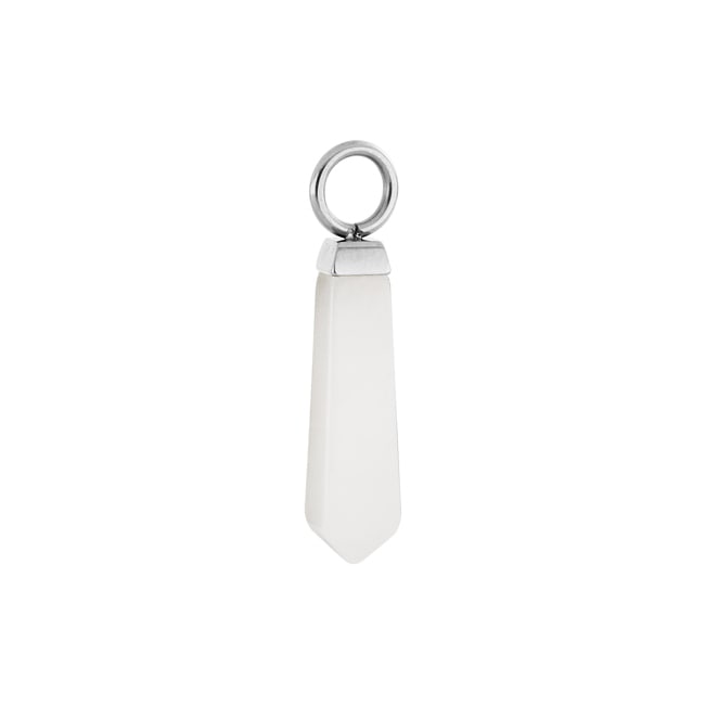 Coeur de Lion Ear Me Up Charm Obelisk Silver-White - 0051/44-1417