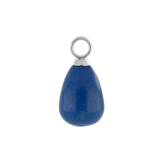 Coeur de Lion Ear Me Up Charm Goutte Argent-Bleu - 0050/44-0717