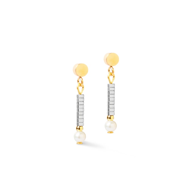 Coeur de Lion Boucles d'Oreilles Edge & Grace Argent-Or - 1138/21-1716