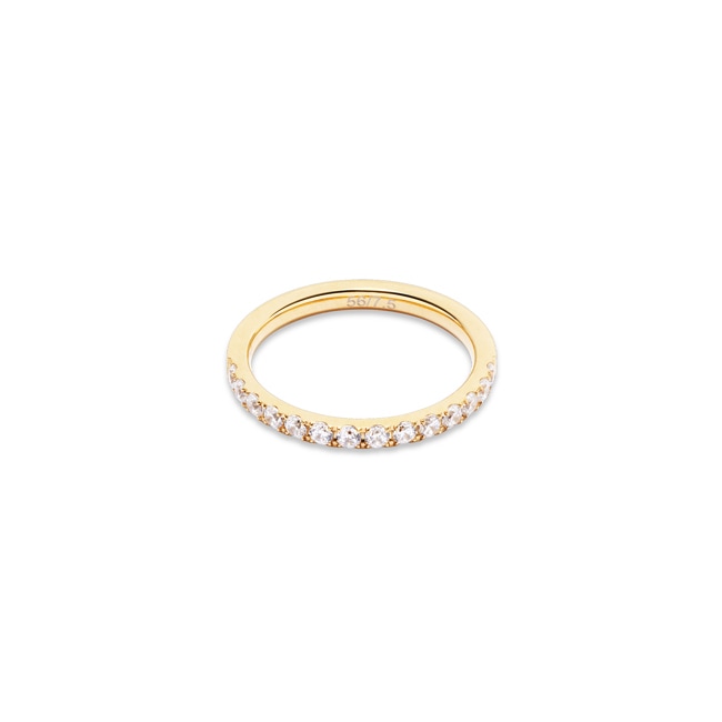 Coeur de Lion Eternal Love Ring Gold-Crystal - 0146/40-1816
