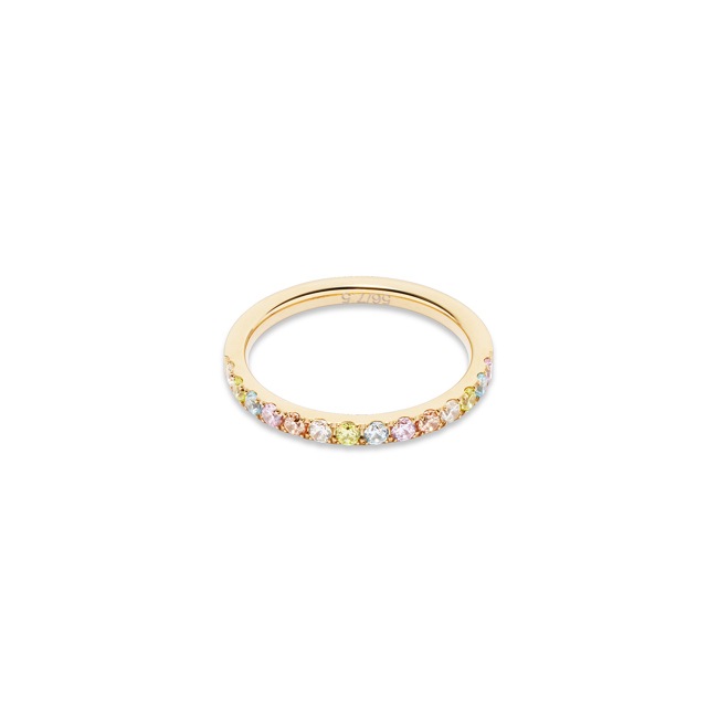Coeur de Lion Eternal Love Ring Gold-Multicolour Pastel - 0146/40-1590